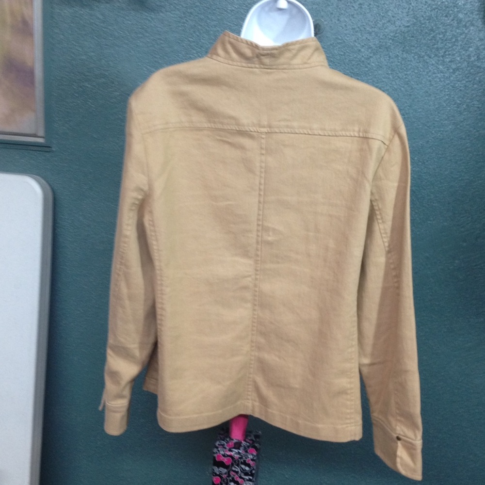 Alfred Dunner Petite Tan Jacket - Picture 3 of 4